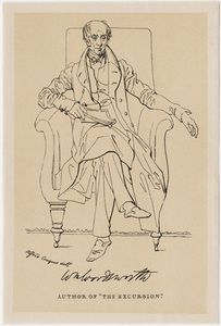 William Wordsworth, portrait, seated