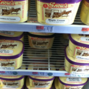 Flavors of Snow's ice cream at River Valley Market