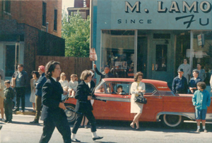 Memorial Day parade, 1965 David Prouty High School band