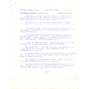 Press release, May 29, 1974.