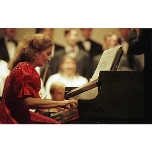 NU Choral Society piano soloist Virginia Eskin