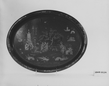 Paint-decorated Tray