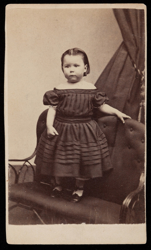 Studio portrait of Lizzie Frances Cotton, Boston, Mass., 1864