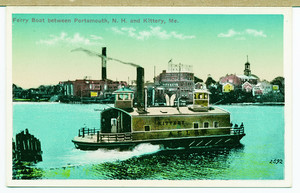 Ferry boat between Portsmouth, N.H. and Kittery, Me.