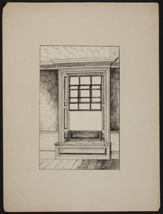 Early New England Interiors. [Nichols House, now Pierce-Nichols House, parlor window.]