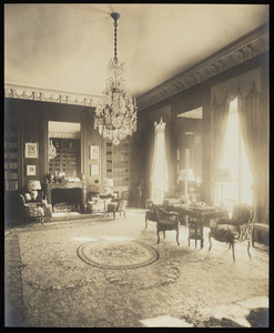 Library, Ogden Codman, Jr., residence at 7 East 96th Street, New York, New York