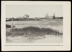 The railroad bridge near the Buzzards Bay end of the Cape Cod Canal