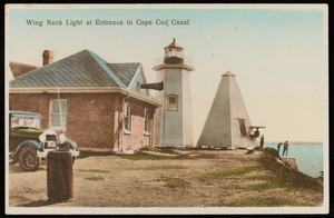 "Wing Neck Light at Entrance to Cape Cod Canal"