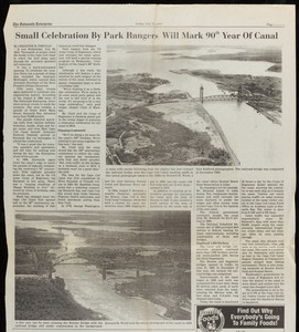 "Small Celebration By Park Rangers Will Mark 90th Year Of Canal," The Falmouth Enterprise, July 23, 2004