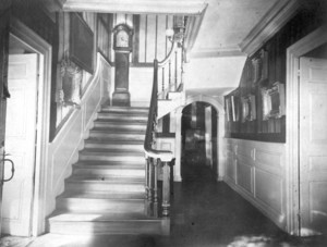 Bellingham-Cary House, Chelsea, Mass., Stairwell..