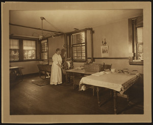 Wigglesworth House, 303 Adams Street, Milton, Mass., laundry room