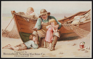 Trade card for the Household Sewing Machine Co., Providence, Rhode Island, 1890
