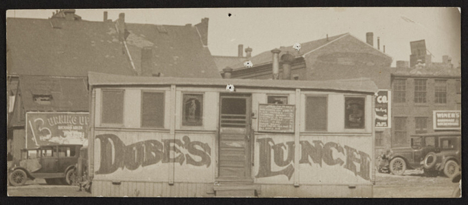Dube's Lunch, 24 1/2 New Derby Street, Salem, Mass., ca. 1927