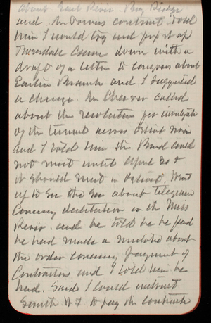 Thomas Lincoln Casey Notebook, February 1890-April 1890, 92, about East River Bay Ridge