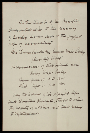 Thomas Lincoln Casey to Colonel Goddard, October 14, 1895, copy (2)
