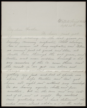 Thomas Lincoln Casey, Jr. to Thomas Lincoln Casey, September 26, 1880