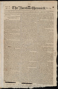 The Boston Chronicle, 27 - 31 July 1769