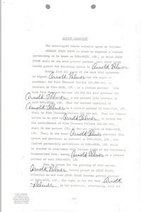 Arnold Palmer agreement