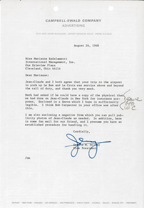 Letter from Gerald M. Millar to Mary Ann Badalamenti