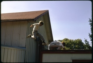 Sons of Robert F. Kennedy leaping between rooftops