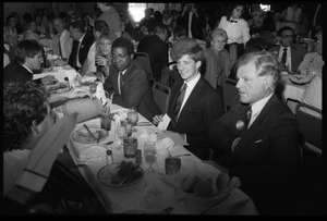 Patrick Kennedy campaign breakfast of ham and eggs at Caruso's Restaurant