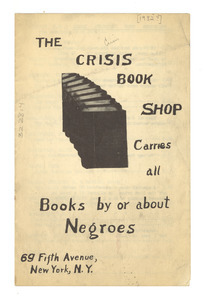 Crisis book shop catalog