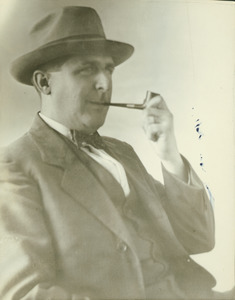 Arthur I. Bourne, with pipe