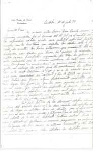 Letters from Alcides López Aufranc to Alejandro A. Lanusse