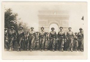 American infantry, Place d'Etoile