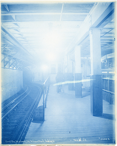 Boylston Street subway station, northbound looking south