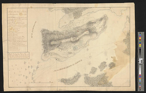 Sketch of the neck and harbour of Majabigwaduce 20th Aug. 1779