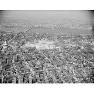 Copley Square and the area, Prudential Center site, center, Boston, MA