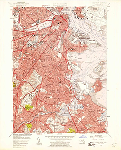 Boston South quadrangle, Massachusetts / Mapped, edited, and published by the Geological Survey