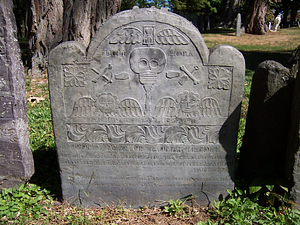 Thomas Kendel [i. e. Kendall] headstone, Old Burying Ground, Wakefield, Mass.