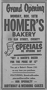 Bakeries - Homer's/Elm St. Bakery