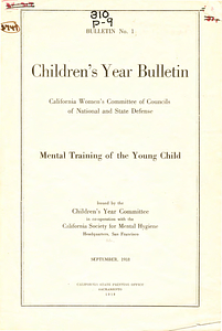 Mental training of the young child