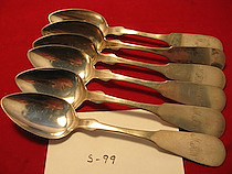 Set of Monogramed Teaspoons
