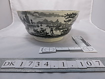Brown Transferware Bowl