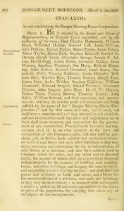 1808 Chap. 0068. An Act Establishing The Bangor Meeting House Corporation.