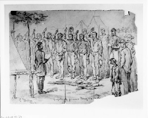 Confederate Soldiers Taking the Oath of Allegiance