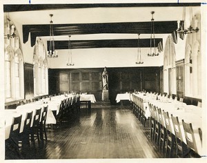 Saint Mary's Hall interior: Jesuit refectory