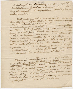 Notes regarding the disciplinary case of Abner Johnson Leavenworth, 1822