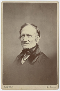 Edward Hitchcock, portrait, facing left, circa 1860