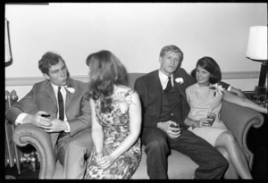 Photographs of Prom and Alpha Delta Phi cocktail party, 1966 May 7