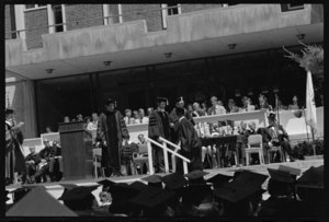 Photographs of the 153rd Commencement ceremony, 1974 June 7