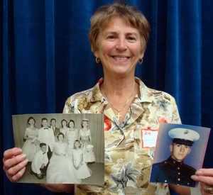 Dottie Collura at the Waltham Mass. Memories Road Show