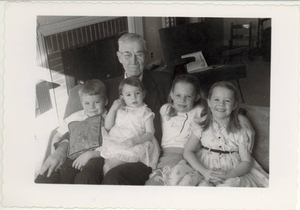 Grandpa Whiting and his Springfield, MA grandchildren