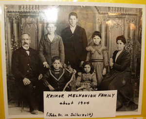 Krikor Melkonian and family, 1904