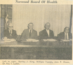 Bartley King Board of Health meeting