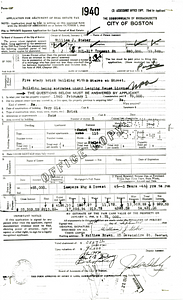 Application for Abatement of Real Estate Tax